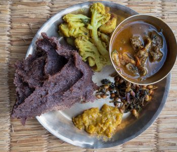 Food at millennium trek